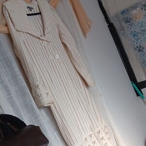 Apt. 9 Cream Open-Knit Sweater
